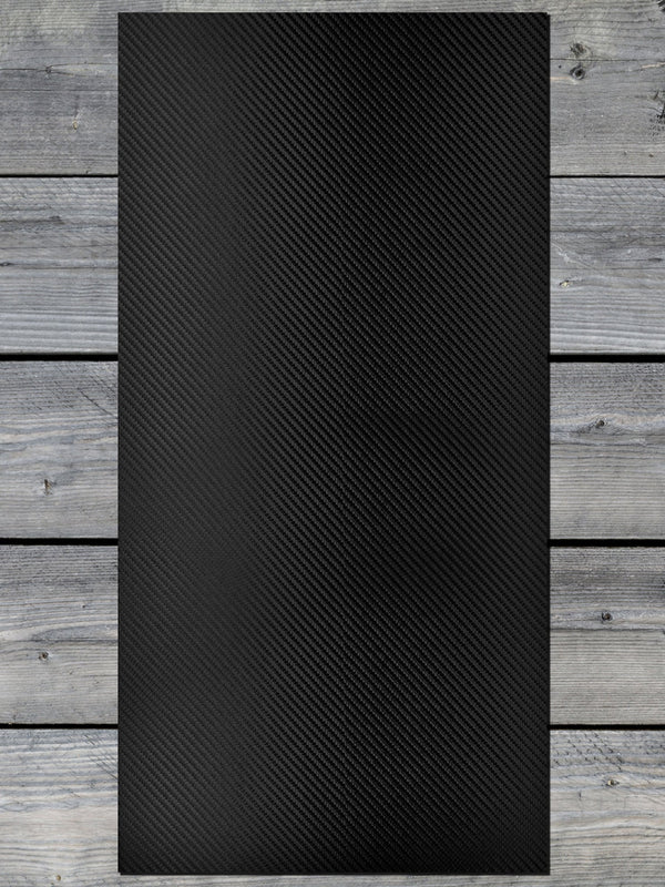 Black Carbon to Silver Leather Sheet