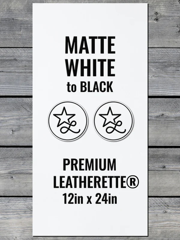 Matte White to Black