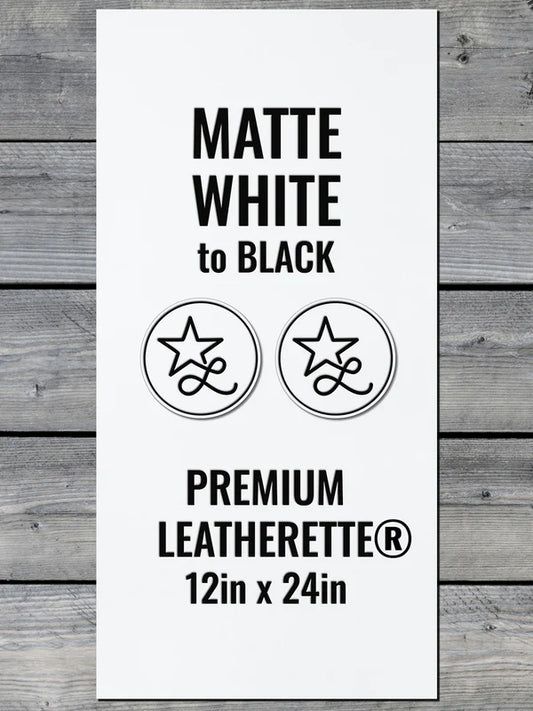 Matte White to Black